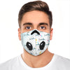 SwordFish Patterns Print Premium Face Mask