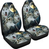 Siberian Husky Dog Print Car Seat Covers