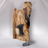 Amazing German Shepherd dog Print Hooded Blanket