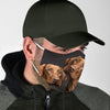 Cute Vizsla Print Face Mask