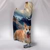 Pembroke Welsh Corgi Print Hooded Blanket