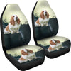 Basset Hound Dog Print Car Seat Covers