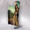 Malinois Dog Print Hooded Blanket