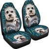 Dandie Dinmont Terrier Print Car Seat Covers