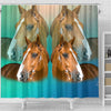 Amazing Quarter Horse Print Shower Curtains