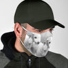 Cute Bedlington Terrier Print Face Mask