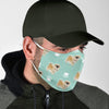 Cute Tibetan Spaniel Patterns Print Face Mask