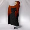 German Shepherd Dog Shadow Print Hooded Blanket