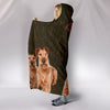 Irish Terrier Print Hooded Blanket