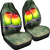 Cute Lovebird Print Car Seat Covers