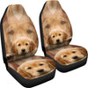 The Cutest Golden Retriever Print Car Seat Covers