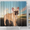 Cute French Bulldog Print Shower Curtains