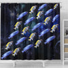 Cynotilapia Afra Fish Print Shower Curtains