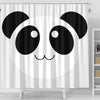 Cute Panda Bear Art Print Shower Curtains