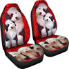 Old English Sheepdog Print Car Seat Covers