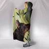 Beauceron dog Print Hooded Blanket