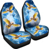 SalmonCrested Cockatoo Print Car Seat Covers