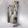 Cute Old English Sheepdog Print Hooded Blanket