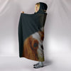 Cavalier King Charles Spaniel Dog Print Hooded Blanket