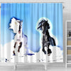 Andalusian horse Print Shower Curtain