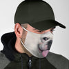 Smiley French Bulldog Print Face Mask