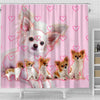 Chihuahua Print Shower Curtains