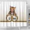 Bengal cat Print Shower Curtain