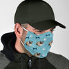 Cute Siamese Cat Patterns Print Face Mask