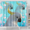 Cockatoo Parrot Print Shower Curtain