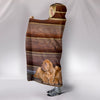 Bordeaux Mastiff Print Hooded Blanket