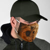 Lovely Airedale Terrier Print Face Mask