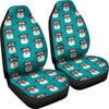 Miniature Schnauzer Dog Pattern Print Car Seat Covers