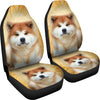 Akita Dog Print Car Seat Covers