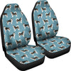 Alaskan Malamute Dog In Lots Print Car Seat Covers