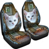 Cute Burmilla Cat Print Car Seat Covers