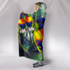 Lories And Lorikeets Parrot Print Hooded Blanket