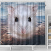 Cute Campbell's Dwarf Hamster Print Shower Curtains