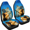 Shetland Sheepdog Print Car Seat Covers