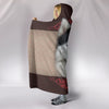 Amazing Siberian Husky Face Print Hooded Blanket