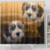 Lovely Shih Tzu Print Shower Curtains