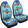 Neon Tetra Fish Print Car Seat Covers