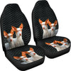 Ibizan Hound Dog On Black Print Car Seat Covers