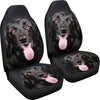 Black Hovawart Dog Print Car Seat Covers