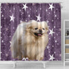 Cute Pekingese Dog Print Shower Curtains