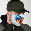 Golden Retriever US Print Face Mask