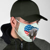 Cute Weimaraner Dog Print Face Mask