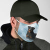 Cute Beauceron Dog Print Face Mask