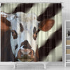 Normande Cattle (Cow) Print Shower Curtain