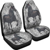 Percheron Horse Print Car Seat Covers