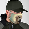 Cute Labrador Retriever Print Face Mask- Limited Edition